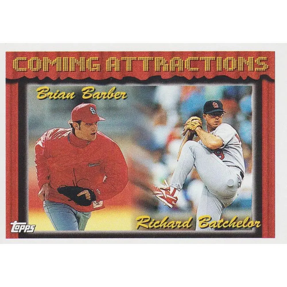1994 Topps Brian Barber / Richard Batchelor CA, RC # 788 St. Louis Cardinals